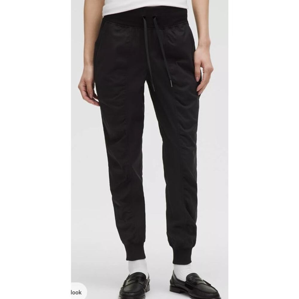 Womens Lululemon Black Dance Studio Mid-Rise Jogger Full Length Size 0